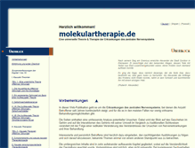 Tablet Screenshot of molekulartherapie.de